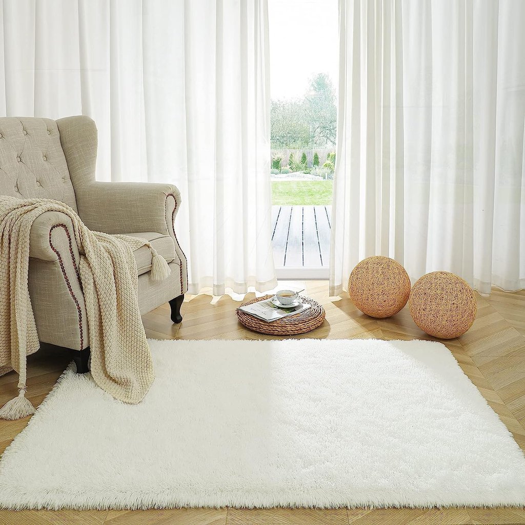 cheap Cream colored rug