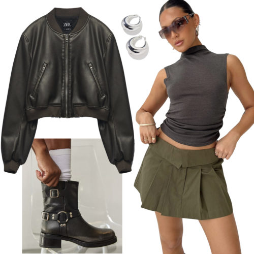 Moto Boots Outfit