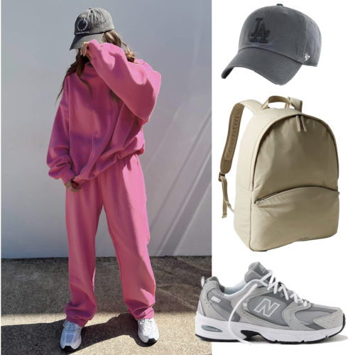 Pink Athleisure Outfit