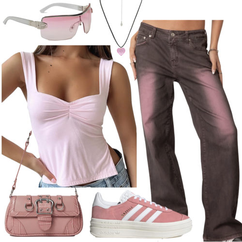 Pink Y2K Outfit