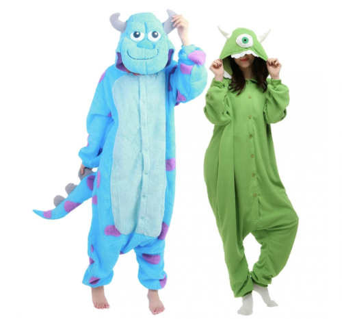 Monsters Inc. onesies from LuckyOnesie - teenage halloween costumes