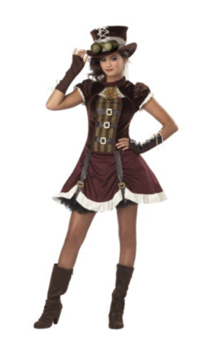 Steampunk girl costume from HalloweenCostumes - teenage halloween costumes