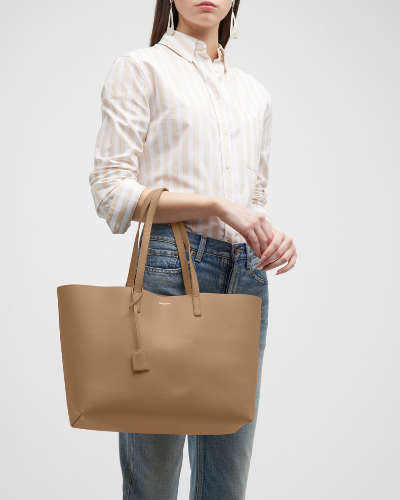 Leather Shopping Tote