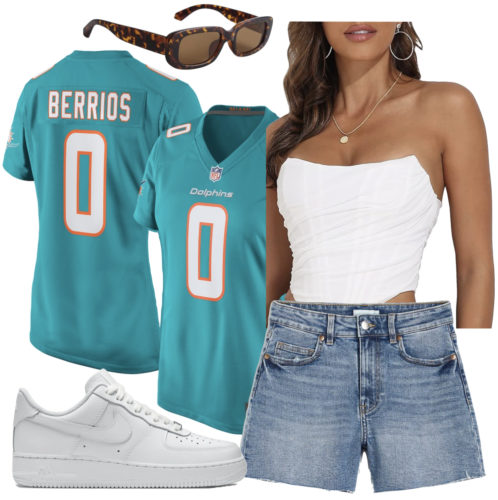 Alix Earle NFL Jersey Outfit