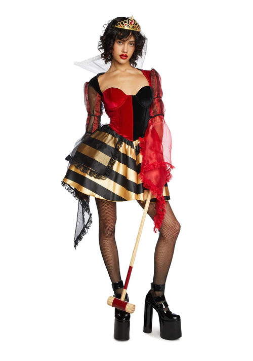 Queen of Hearts costume from Dolls Kill
