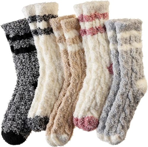 Fuzzy socks from Amazon