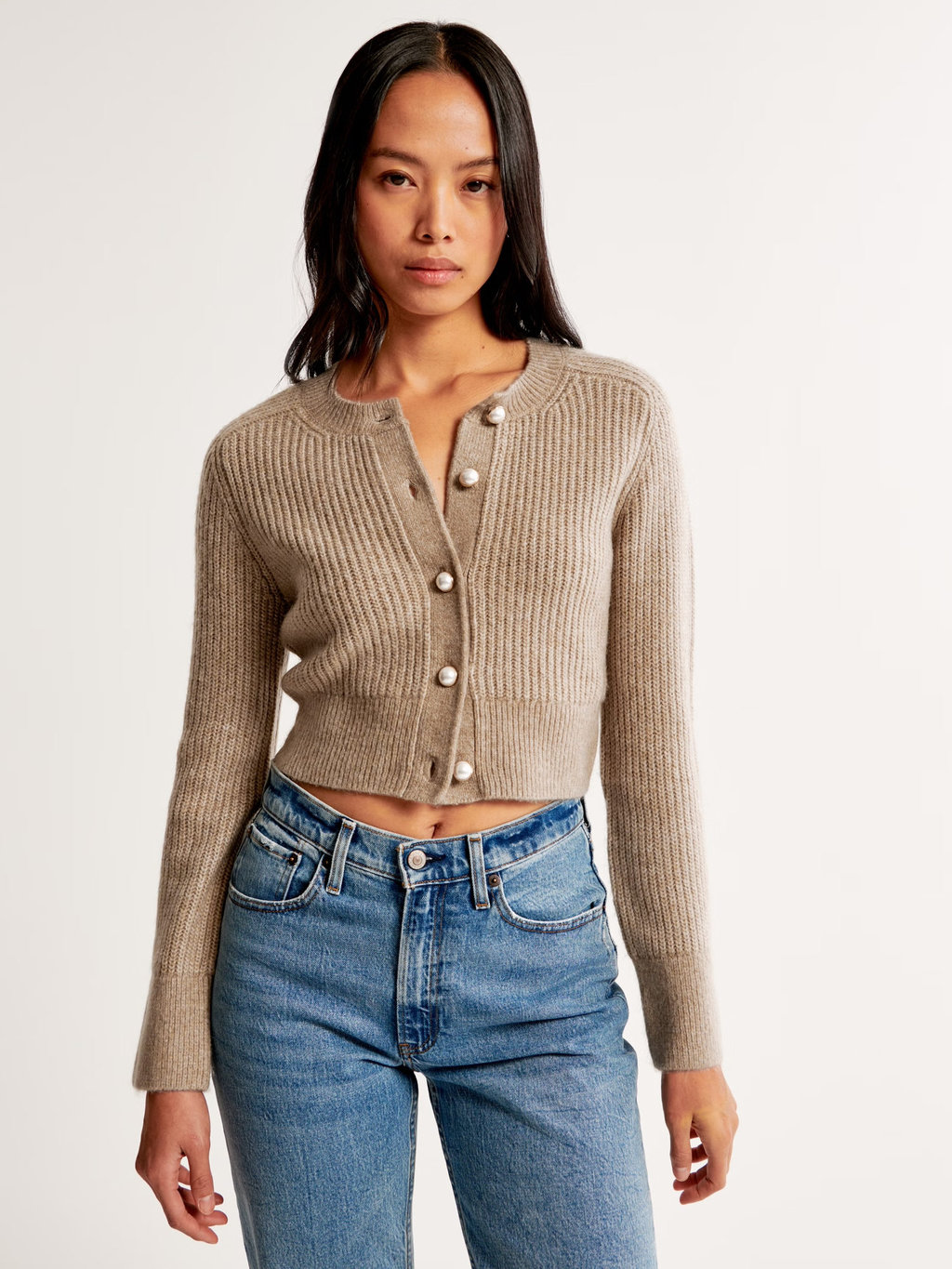 AF Pearl Button Cardigan Sweater