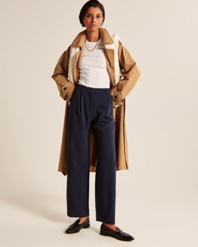 Abercrombie Tailored Pants and Trench Coat