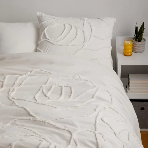 White comforter & sham set from Dormify