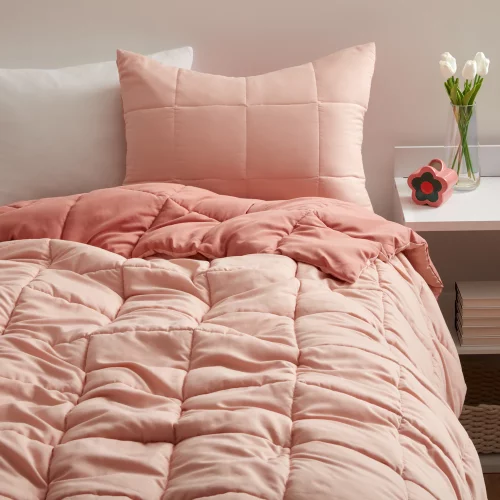 Terracotta comforter & sham set from Dormify