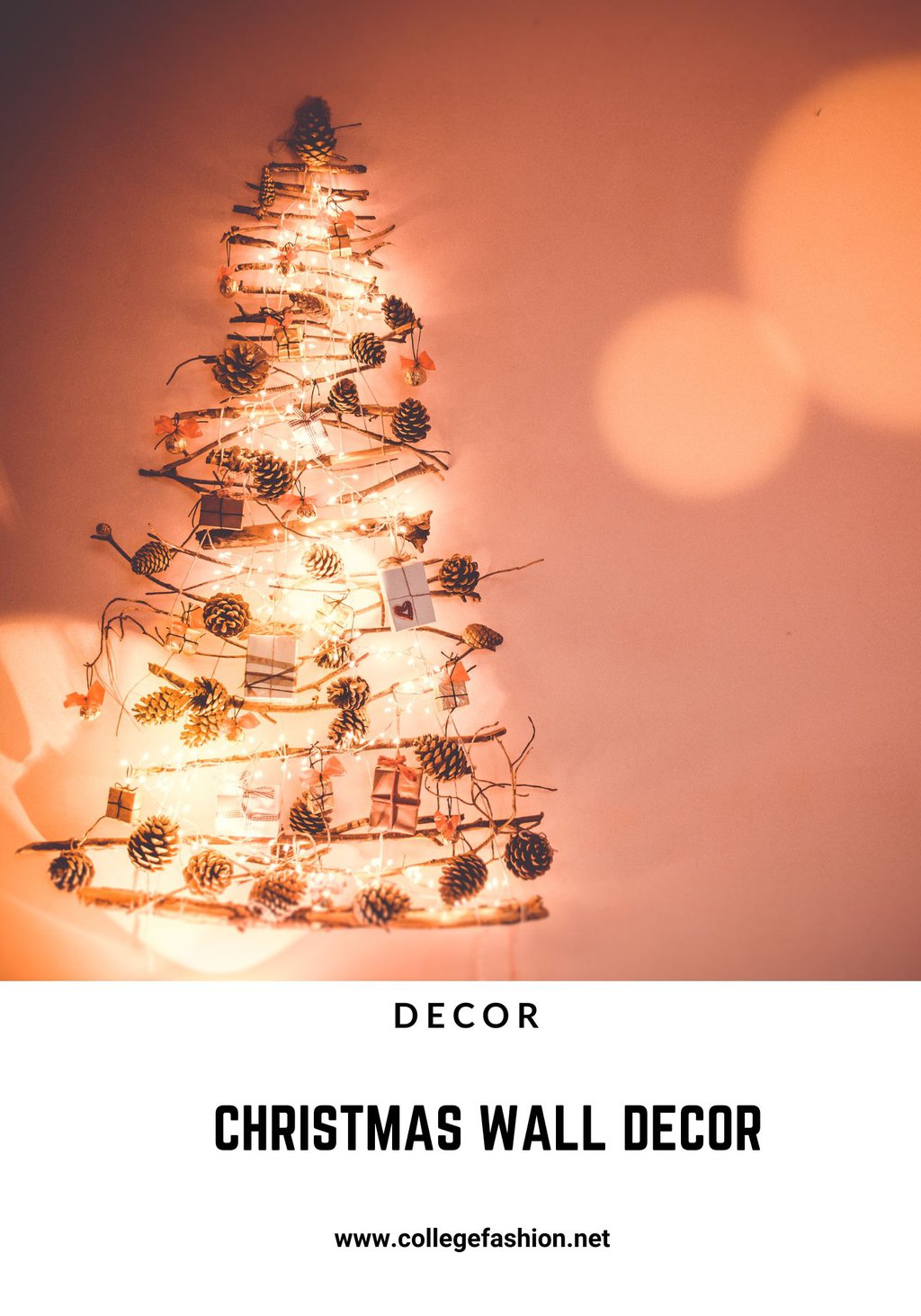 18 Cute & Festive Christmas Wall Decor Ideas for Your Dorm - College ...