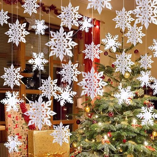 Hanging snowflake decoration from Amazon