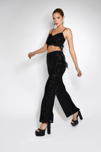 F21 Sequin Pants Cami Set