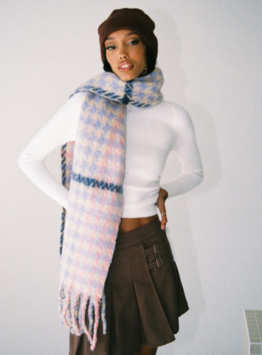 PP Houndstooth Scarf
