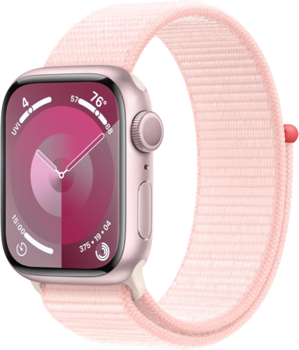 Apple watch series 9 in pink