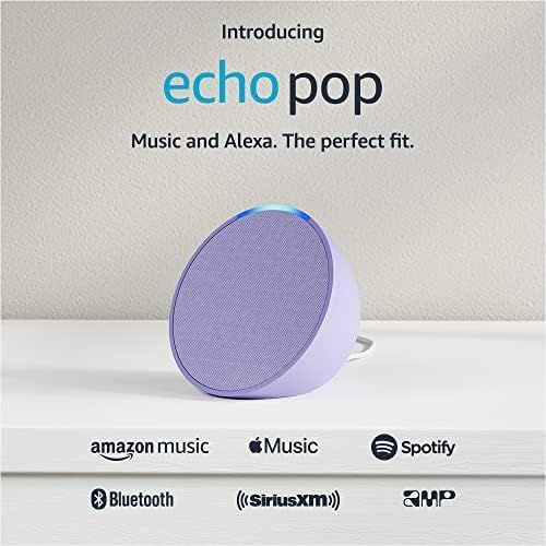 Amazon echo pop smart speaker in lavender