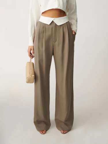Pleated pants from Reformation