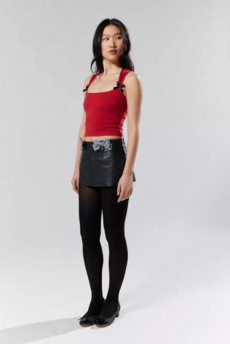 UO Red Bow Tank Top