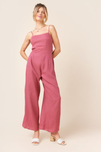 Linen jumpsuit from Francesca's 