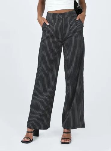 Pinstripe pants from Princess Polly