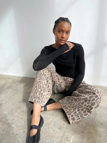 Lisa Says Gah Leopard Pants