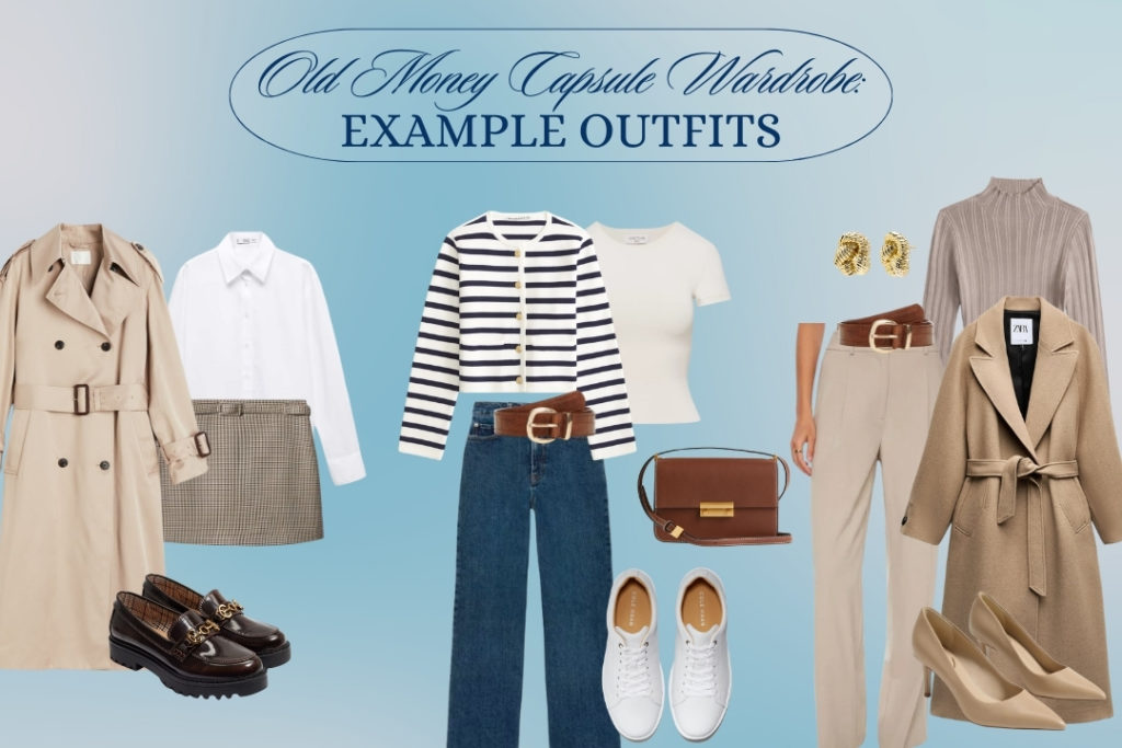 Old Money Capsule Example Outfits