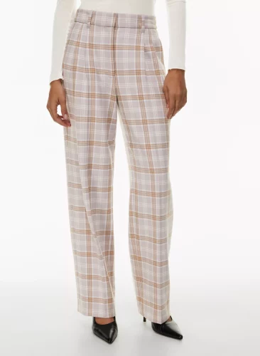 Plaid pants from Aritzia