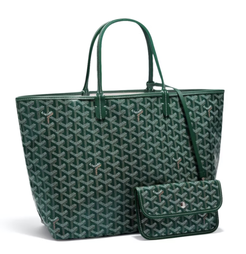 Goyard St Louis PM bag in green