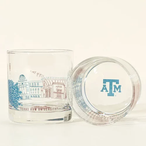 College cityscape glasses from Uncommon Goods