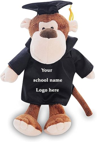 Monkey graduation plush from Amazon