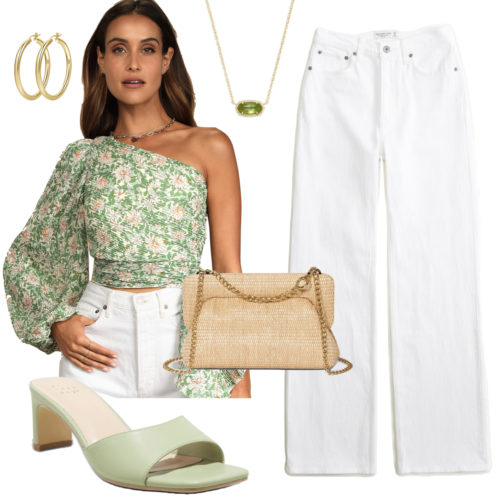 Easter White Jeans Outfit