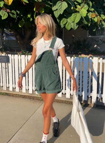 PP Green Short Overalls