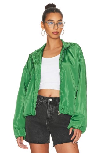 Revolve Green Windbreaker