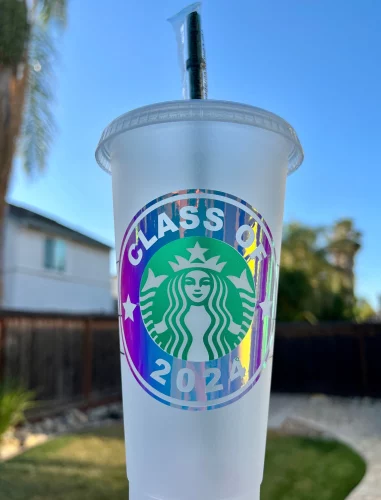 Class of 2024 tumbler from Etsy