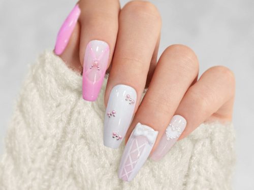 Ballerina nails from Etsy