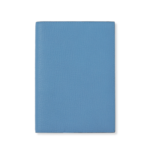 Smythson notebook that's refillable in blue