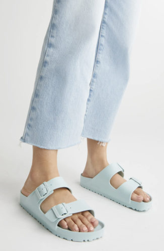 Mint Arizona Birkenstock Sandals