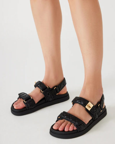 Steve Madden Quilted 3 Strap Sandals