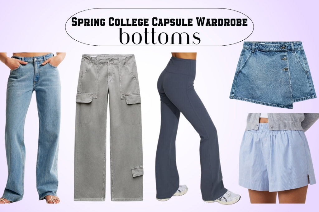 Spring Capsule Wardrobe Bottoms