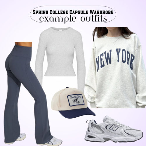 Spring Capsule Wardrobe Outfit Athleisure