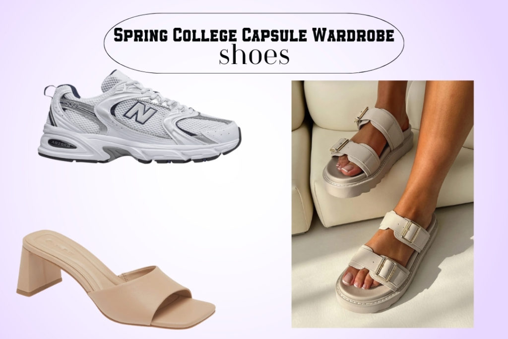 Spring Capsule Wardrobe Shoes