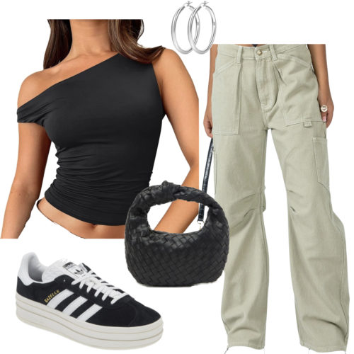 Spring College Outfits Cargo Pants