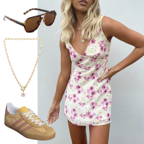 Spring College Outfits Floral Dress