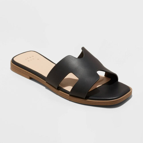 Target Cutout Flat Slide Sandals 