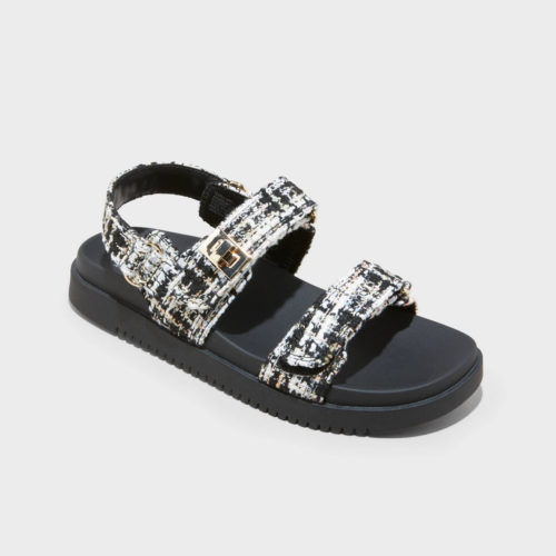 Target Tweed Footbed Sandals