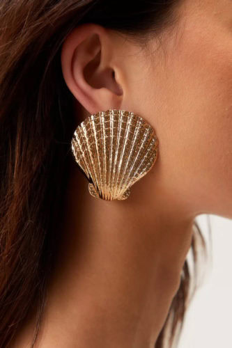 Nasty Gal Shell Earrings