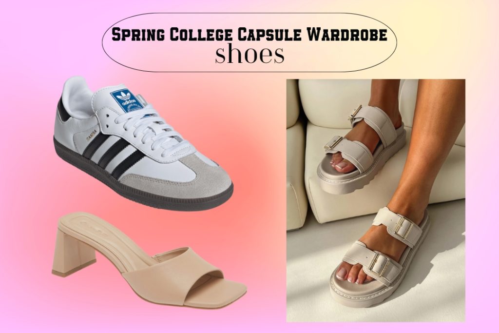 spring capsule wardrobe 2025 shoes