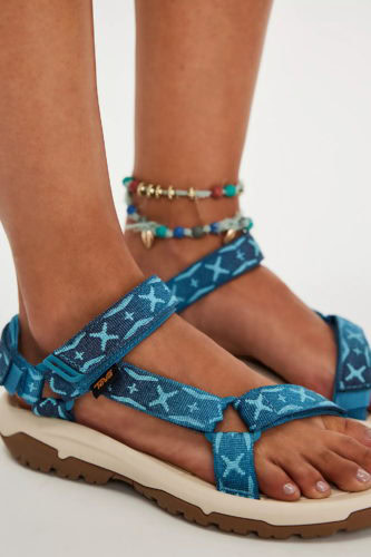 FP teva blue sunscape sandals