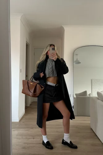 fashion nova double waistband skirt