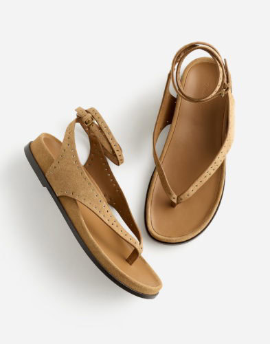 madewell embellished suede sandals